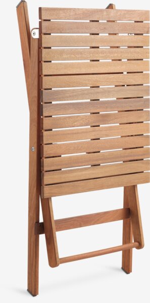 VRAADAL D62 stol tvrdo drvo + 2 HEMSEDAL stolice crna