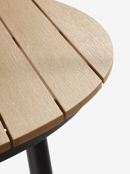 AKTIVEN D118/168 miza naravna + 4 GLOMFJORD stoli