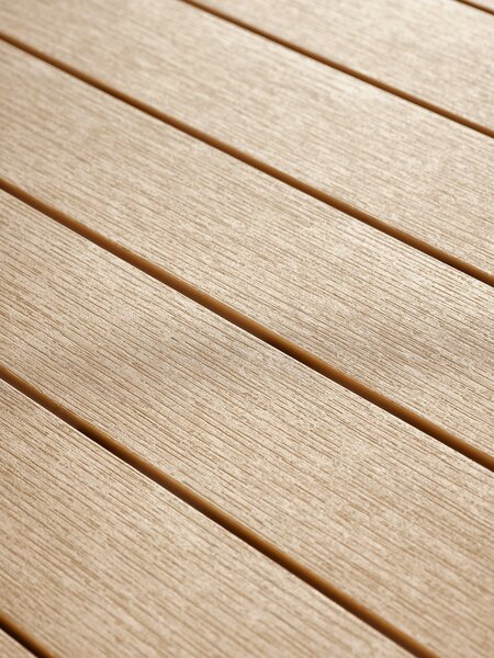 AKTIVEN D118/168 miza naravna + 4 GLOMFJORD stoli