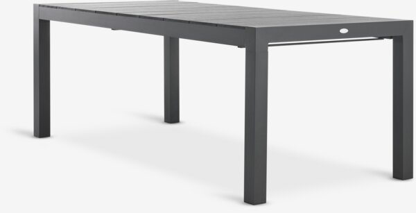 TYDAL D208/272 sto + 4 LOMMA stolice crna