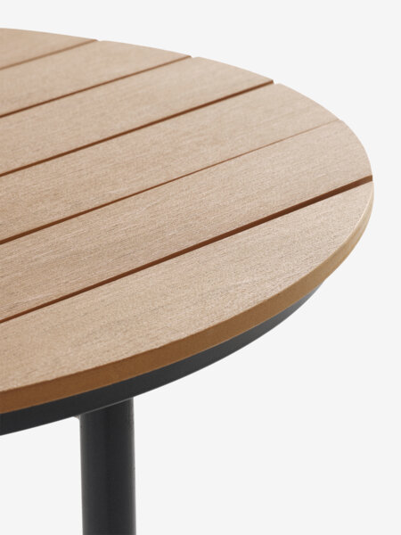 Стіл HOVVIG д.10/90см + 2 Стільці ORKANGER натура