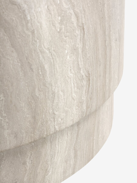 Lounge stol STORLIEN Ø90xv41 travertin