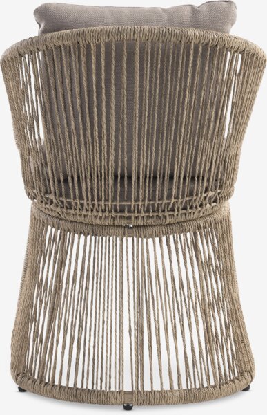 RANGSTRUP Ø130 table + STORDALEN chaises naturel