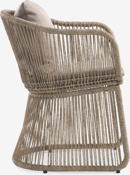 RANGSTRUP Ø130 table + STORDALEN chaises naturel