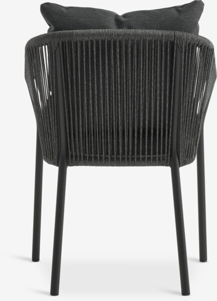 KUMLA Tavolo L200 cm + 4 GILJA Sedie grigio