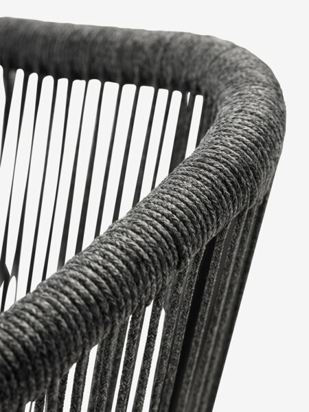 KUMLA Tavolo L200 cm + 4 GILJA Sedie grigio