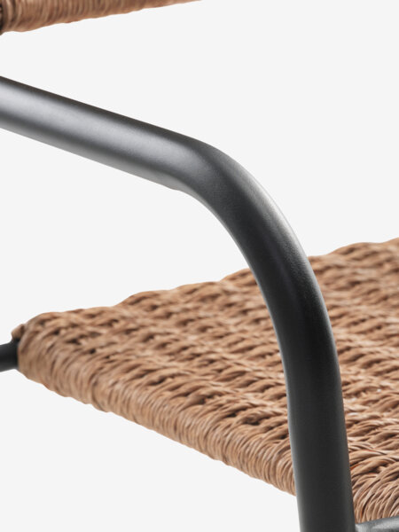 SANDVIKA L65 bord + 2 ORKANGER stol natur