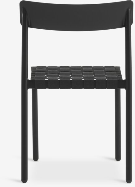 Стіл HOBRO д.70см натура + 2 Стільці HAGLEBU чорний