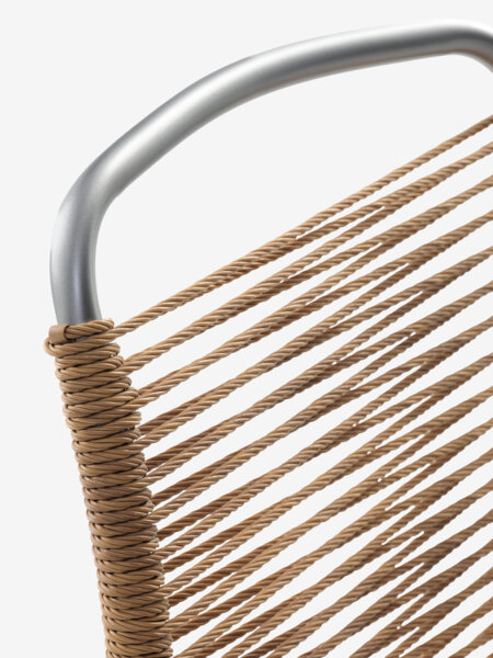 VAMDRUP Ø70 stůl béžová + 2 MIDDAGSBERGET židle přírodní