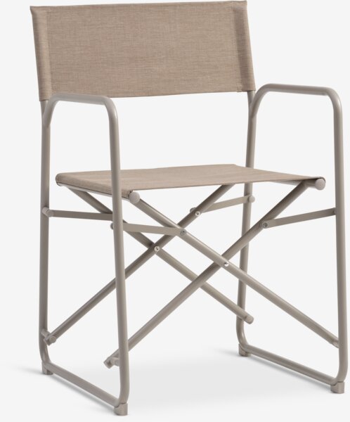 Table de jardin RAUMA l90xL140 sable foncé