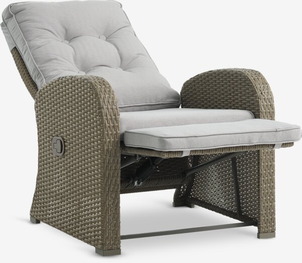 Sillón de exterior de jardín STORD natural