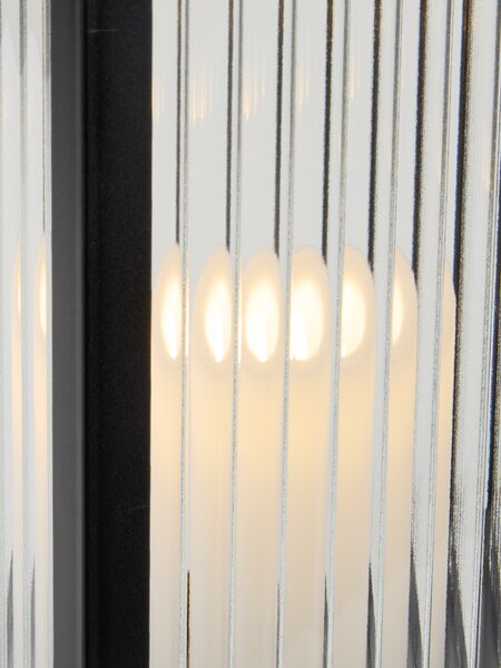 Lanterne GULDSMED B16xL16xH29cm m/ LED sort