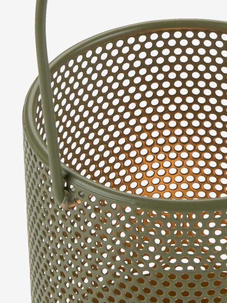 Lanterne VIBE Ø8xH10cm assorteret