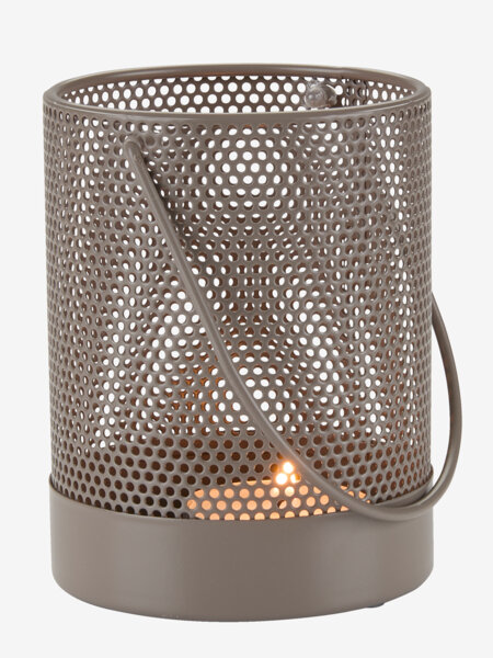 Lanterne VIBE Ø8xH10cm assorteret