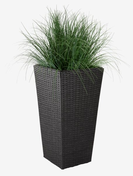 Panier pour plantes BLOMMOR l36xL36xH70 noir