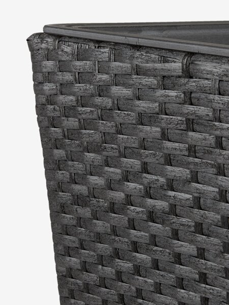 Panier pour plantes BLOMMOR l36xL36xH70 noir