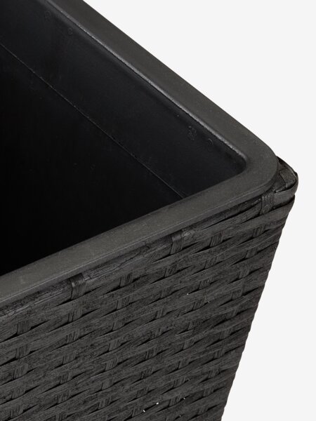 Panier pour plantes BLOMMOR l36xL36xH70 noir