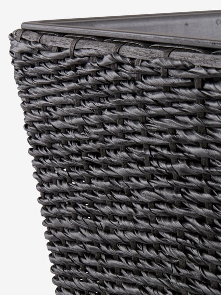 Cesto de jardín KUBB A36xL36xA70 negro