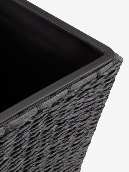 Cesto de jardín KUBB A36xL36xA70 negro