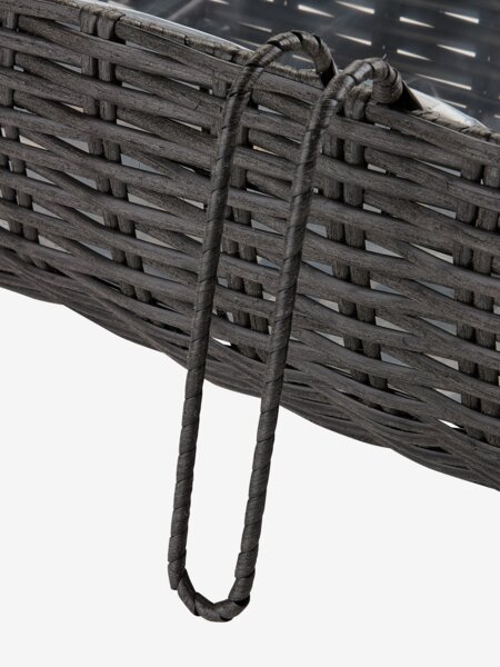 Jardinera para balcón STEINTROST A18xL50xA16 negro