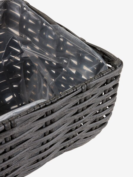 Jardinera para balcón STEINTROST A18xL50xA16 negro