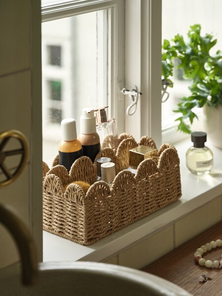 Aufbewahrungsbox KORSBERGA Papier natur