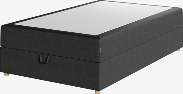 Kontinentalseng 120x200 HOLMELVA STORAGE grå-40 Ekstra fast