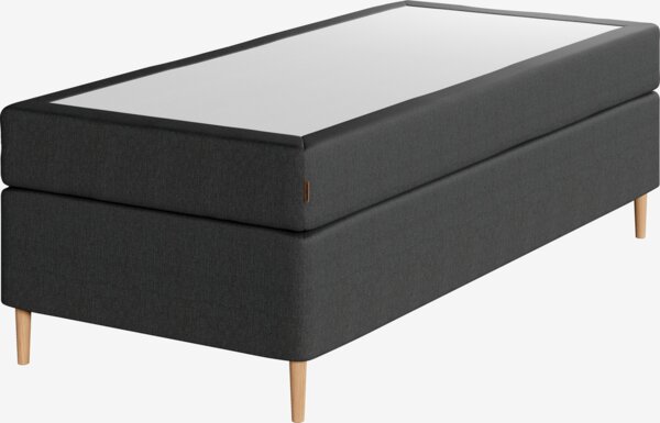 Kontinentalseng 90x200 SOKNA grå-40 Medium