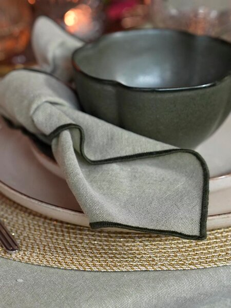 Serviette en tissu BLINDURT 40x40 vert 2pcs/pqt