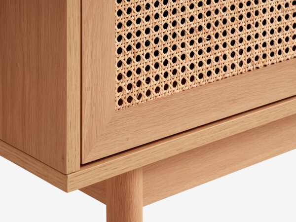 Sideboard HALMSTAD 3 doors warm oak colour