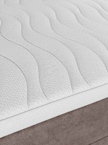 Elevationsseng 180x200cm KUPELVA + TOSEN brun-92 Medium