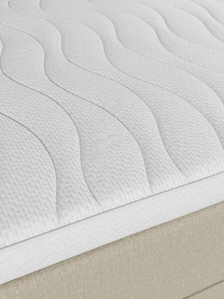 Elevationsseng 180x200cm KUPELVA + RESA sand-91 Medium