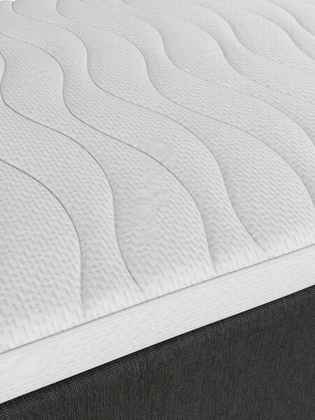 Boxmadras 120x200cm KVENNA + RESA grå-40 Medium