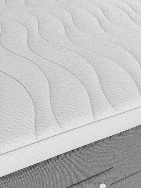 Elevationsseng 180x200cm TONDRA + RESA grå-23 Medium