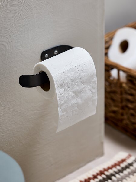 Toilettenpapierhalter SUNDSBRUK Metall schwarz