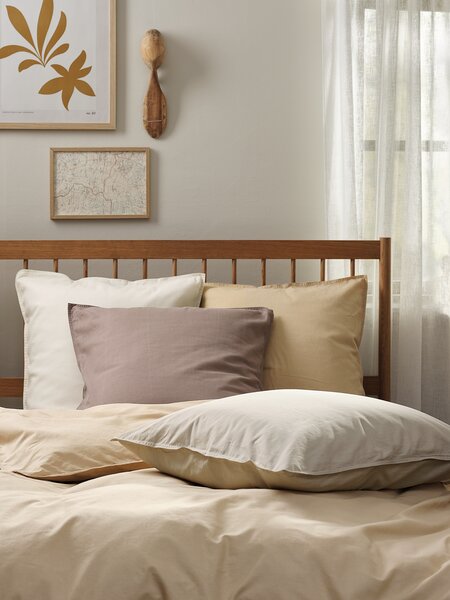 Kissenbezug GRO Washed Cotton 70x80/90 Blasses Khaki