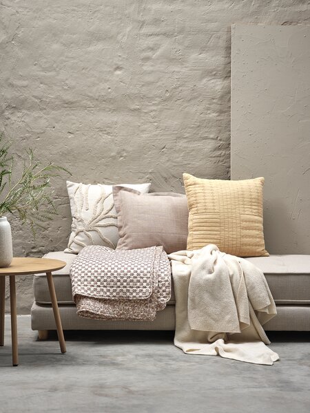 Cojín STRANDBEDE 45x45 caqui pálido