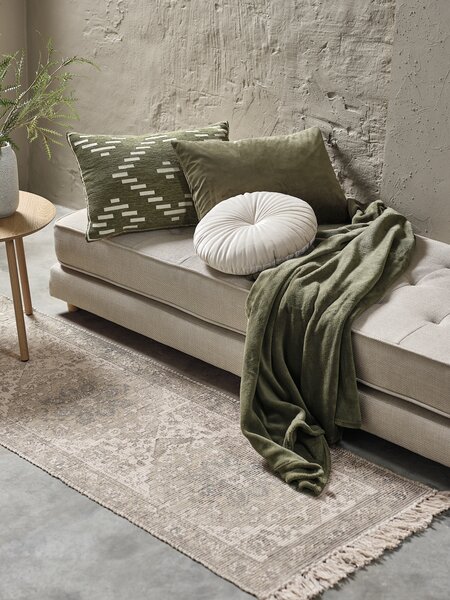 Fleecepläd DRAGEHODE 140x200 mörk oliv