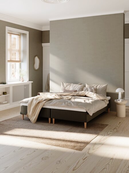 Runkopatja 160x200cm SPONGI musta-06 + FLYA kova