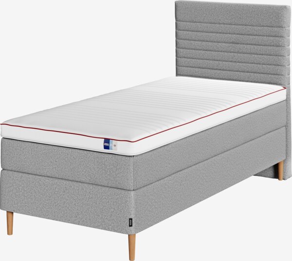 Hoofdbord 90x120cm TEMPRAKON VAI grijs-42