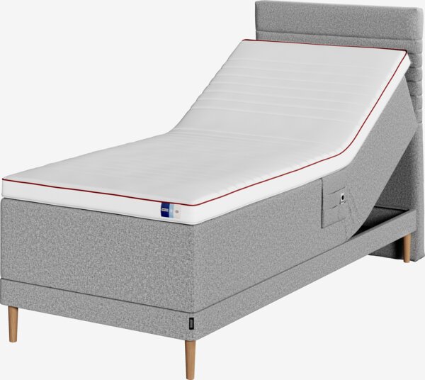 Hoofdbord 90x120cm TEMPRAKON VAI grijs-42