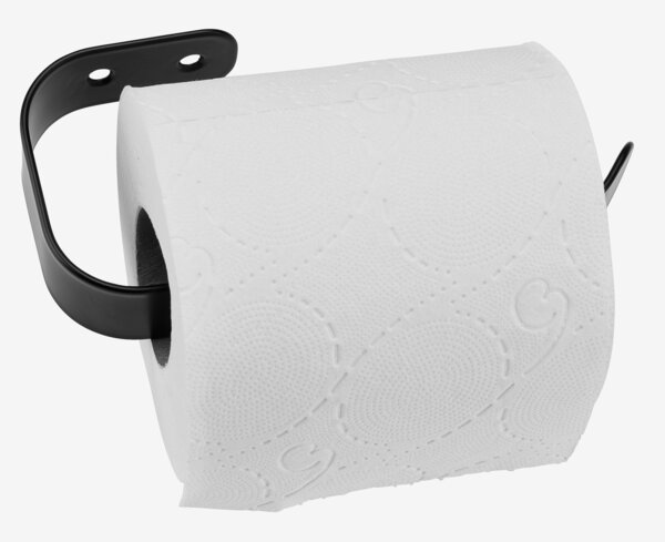 Toilettenpapierhalter SUNDSBRUK Metall schwarz
