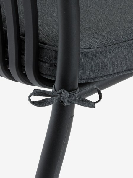 Garden cushion chair seat UDSIGTEN dark grey