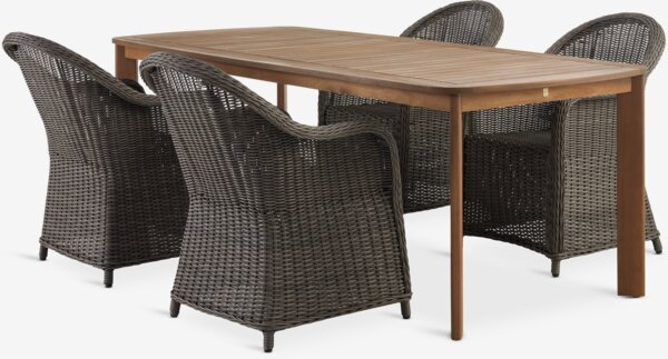 UVDAL D223 trdi les + 4 GAMMELBY siva