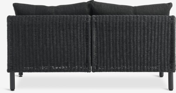 Loungesett HELAGS + VOSS 2 seter svart