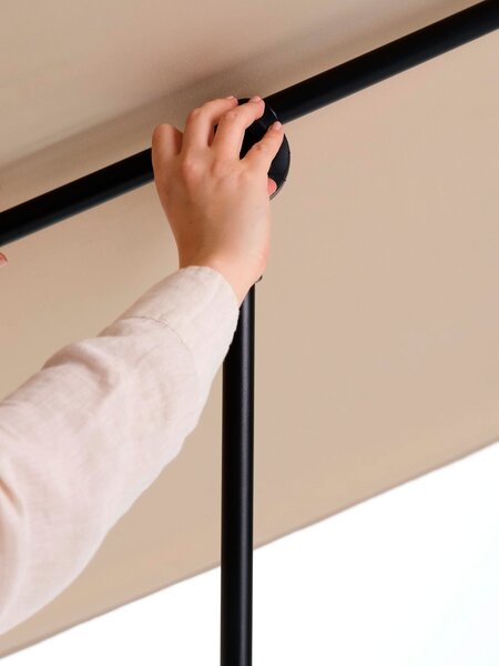 Ombrellone da balcone MALMOE P130xL181 color sabbia