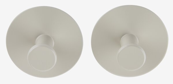 Nuppi EKEDALEN teräs 2kpl/pkt beige