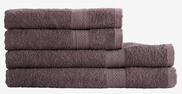 El havlusu UPPSALA 30x50 tozlu üzüm rengi