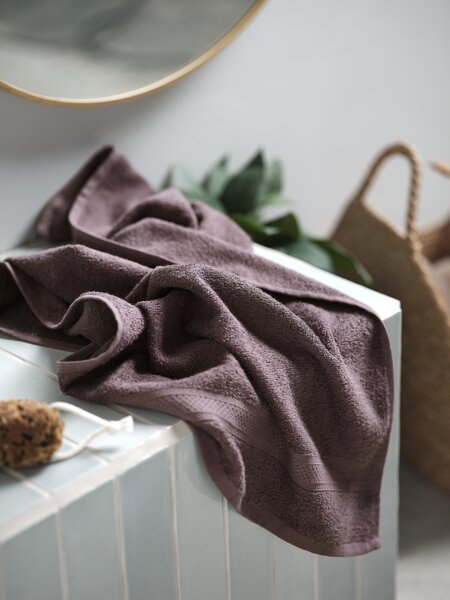 El havlusu UPPSALA 30x50 tozlu üzüm rengi