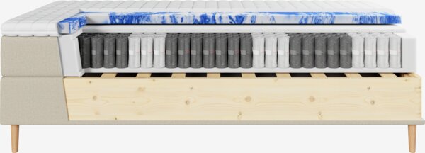 Kontinentalseng 180x200 VEFNA + EKSO sand-91 Myk